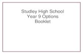 Studley High School Year 9 Options Booklet 2015 - 2017smartfuse.s3.amazonaws.com/ea6cf035faea6cf035fae/... · Unit 2: Post-1914 Poetry/Drama, 19th Century Prose and Unseen Poetry