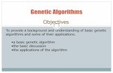G64FAI - Genetic Algorithm - Nottinghampszrq/files/3FAIGA.pdfGenetic Algorithms Objectives To provide a background and understanding of basic genetic algorithms and some of their applications.