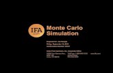 Monte Carlo Simulation - Index Fund Advisors · Monte Carlo Simulation Prepared for: Joe Sample Friday, September 16, 2016 Index Fund Advisors, Inc. Corporate Office 19200 Von Karman