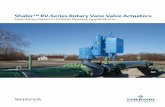 Shafer™ RV-Series Rotary Vane Valve Actuators Valve Automation... · Shafer™ RV-Series Rotary Vane Valve Actuators Operating Valves in Critical Pipeline Applications