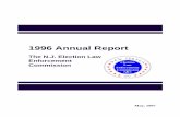1996 Annual Report - New Jersey Election Law …1996 Annual Report i Election Law Enforcement Commission E ECL 1973 N E W J ER S Y E TABLE OF CONTENTS Page The Commission ... earned