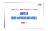 EKT 467 RADAR ENGINEERING - Universiti Malaysia Perlisportal.unimap.edu.my/portal/page/portal30/Lecturer Notes... · EKT 467 –RADAR ENGINEERING PART 2. 2 ... • Based on a power