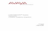Computer Telephony Integration - Avaya Support · comply with the Class B limits may be attached to this computer. ... • Siebel Systems, Inc. ... of the Computer Telephony Integration