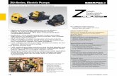 ZU-Series, Electric Pumps - Enerpac · • Powerful 1.7 hp universal electric motor provides ... crimping and cutting ... or hydraulic tools, or wherever high-speed, ...