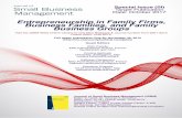 Entrepreneurship in Family Firms, Business Families, … · Entrepreneurship in Family Firms, Business Families, and Family Business Groups Visit the JSBM Wiley Online Library to