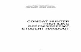 COMBAT HUNTER PROFILING B2E2965/B2E2967 STUDENT HANDOUT · COMBAT HUNTER PROFILING B2E2965/B2E2967 STUDENT HANDOUT. 2 ... not only increasing individual ... Combat profiles are indicators
