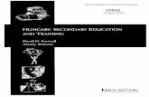 HUNGARY: SECONDARY EDUCATION AND TRAININGsiteresources.worldbank.org/.../Hungary_secondary_educationEN01.pdf · Antony Wheeler Education ... private industry and agriculture ... educated