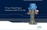 The MarFlex Deepwell Pump€¦ · Pump materials The MarFlex deepwell pump is made entirely of stainless steel AISI 316L. On request, the MarFlex deepwell pump can also be made from