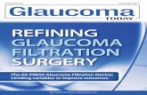 Refining glaucoma filtRation SuRgeRyglaucomatoday.com/pdfs/0813_supp.pdf · Refining Glaucoma Filtration Surgery The goal of glaucoma surgery is to preserve patients’ visual function