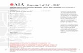 Document A105TM – 2007 - Houston Bar Association · Document A105 TM – 2007 Standard Form of Agreement Between Owner and Contractor for a Residential or Small Commercial Project