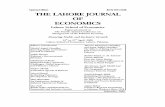 Special Edition ISSN 1811-5438 THE LAHORE …s3.amazonaws.com/zanran_storage/ Edition ISSN 1811-5438 THE LAHORE JOURNAL OF ECONOMICS ... Ali Cheema, Lyyla Khalid and ... Sakib Sherani’s