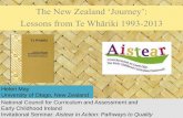 The New Zealand ‘Journey’: Lessons from Te -2013€¦ · The New Zealand ‘Journey’: Lessons from Te Whāriki 1993-2013 Helen May University of Otago, New Zealand National