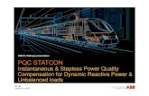 PGHVC, Railways presentation PQC STATCON - … · © ABB 09/04/2015 | Slide 1 PQC STATCON Instantaneous & Stepless Power Quality Compensation for Dynamic Reactive Power & Unbalanced