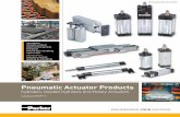 Pneumatic Actuator Products - Zycon Actuator Products Cylinders, Guided Cylinders and Rotary Actuators Catalog 0900P-5! WARNING FAILURE OR IMPROPER SELECTION OR IMPROPER USE OF THE