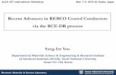 Recent Advances in REBCO Coated Conductors via …Sang...Electronic Materials & Devices Laboratory Seoul National University Department of Material Science & Engineering Recent Advances