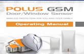 POLUS GSM - GSM Alarms · POLUS GSM WIRELESS MAGNETIC ... 1.4 Security Alarm Sensor Structural Design 1.5 Magnet Design ... cell# 19); - verification of ...