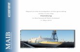MAIB Inv Report 12/2016 - Hamburg - Serious Marine Casualty · ACCIDENT REPORT SERIOUS MARINE CASUALTY REPORT NO 12/2016 JUNE 2016 Report on the investigation of the grounding . of