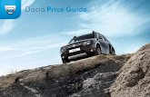 Dacia Price Guide - Dacia UK official website · Dacia Price Guide. New Dacia Sandero ... Ambiance SCe 75 6 73 117 £160 54.3 22% 4E £5,487.50 £1,097.50 £6,585.00 £7,395.00