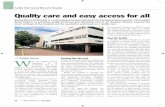 Facility Visit: Godrej Memorial Hospital Quality care and ... · Facility Visit: Godrej Memorial Hospital W ith the rapidly growing population at an ... motivation and dedication