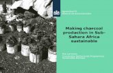 Making charcoal production in Sub- Sahara Africa … · Making charcoal production in Sub-Sahara Africa sustainable Ella Lammers Coordinator Netherlands Programmes Sustainable Biomass