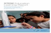 STEM Education Learning Report - National Foundation … · STEM Education Learning Report 01 Bg group haS Supported 25 More than projectS in nine countrieS the assessment was designed