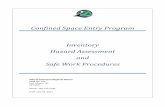 Confined Space Entry Program Inventory Hazard Assessment ... · Confined Space Entry Program . Inventory . Hazard Assessment . and . Safe Work Procedures . Alberni-Clayoquot Regional