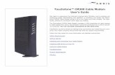 User’s Guide Touchstone™ CM300 Cable Modem€¦ · Home Prev Next Touchstone CM300 Cable Modem User’s Guide 1 Safety Getting Started Installation USB Drivers Usage Troubleshooting