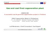 Gas and coal fired cogeneration plantcogen3.com/presentations/asean/cogenweek2004phil/manila/Success... · Power Plant in Map Ta Phut Power Plant in Map Ta Phut 1. Map Ta Phut Industrial