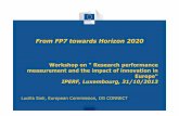 From FP7 towards Horizon 2020 - IPERFiperf.eu/.../02/Lucilla-Sioli-From-FP7-towards-Horizon-2020...2013.pdf · • ICT Theme of Cooperation • art. 171 (JTIs ... ('the usual suspects')