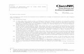 Technical Information - ClassNKz ClassNK Technical Information is ... may be exempted from SOLAS Chapter III Reg.32.3, provided that the exemption is subject to official approval of