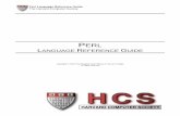 Perl Language Reference Guide The Harvard Computer … · Perl Language Reference Guide The Harvard Computer Society Page 4 Lists Perl’s second type of data structure is the list,