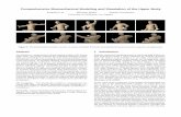 Comprehensive Biomechanical Modeling and …dt/papers/tog09/tog09.pdfComprehensive Biomechanical Modeling and Simulation of the Upper Body ... 3D modeling of the musculature. ... simulations