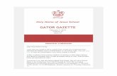 GATOR GAZETTE - Holy Name of Jesus 2 Gator Gazette.pdf · GATOR GAZETTE February 2, 2016 Volume 29 ... here to view the presentation if you were unable to attend. ... Created Date: