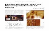 Focus on Microscopy: AFM’s New Nanotomography … from American Laboratory May 2005 Focus on Microscopy: AFM’s New Nanotomography Expands 3-D Imaging ... AFM/SPM scanner, 6)Published