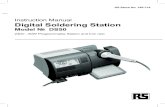 Instruction Manual Digital Soldering Station - RS …docs-europe.electrocomponents.com/webdocs/0aa6/0900766b80aa647… · 3 Digital Soldering Station, Model № DS50 UK The DS50 Soldering