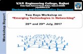 Two Days Workshop on t “Emerging Technologies in … - vvpec ecd Networking workshop.pdf · Certified CCNA, CCNP Trainer ... Training Program). Providing corporate training at INS