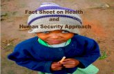 FACT SHEET ON HEALTH AND HUMAN SECURITY Sheet on Health and...1 . FACT SHEET ON HEALTH AND HUMAN SECURITY APPROACH This document has been developed by Chestrad International …