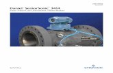 Four-Path Gas Ultrasonic Flow Meter - Emerson€¦ · SeniorSonic 3414 Four-Path Gas Ultrasonic Flow Meter offers ... 3410 Series Electronics calculate AGA 10 speed of sound from