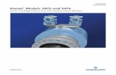 Daniel Models 3415 and 3416 - Emerson„¢ Models 3415 and 3416 Dual-Configuration Gas Ultrasonic Flow Meters.  1 ... composition that allow calculations of AGA 8