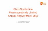 GlaxoSmithKline Pharmaceuticals Limited Annual … · This presentation by GlaxoSmithKline Pharmaceuticals Limited (the ‘Company’) is solely for your information and may not be