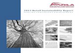 2013 Retail Sustainability Report · Letter from the Retail Industry Leaders ... development of the 2013 Retail Sustainability Report. 8 ... class of top-performing companies that