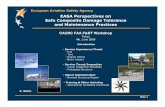 EASA Perspectives on Safe Composite Damage Tolerance …Simon... · Safe Composite Damage Tolerance and Maintenance Practices ... EASA Perspectives on Safe Composite Damage Tolerance