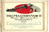 His Master's - Sounds · "His Master's Voice." A RE ... HIS dainty little song tells a love story of Pierrette and Pierrot TSousa in ... for the aged Mother Machree which