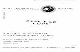 CASE FILE COPY - NASA · case file copy a review of spacecraft waste-management systems by w. w. kemmerer, jr., ... postage and fees paid national aeronautics and space administration