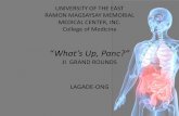 What’s Up, Panc?” - MEDICINE CLERK · vein distention, no ... • Subjective Data: ... Epigastric Pain Steady/Boring Burning Acute pancreatitis, Chronic Pancreatitis, CA