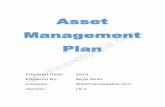 Asset Management Plan Template - Wikifinancepediawikifinancepedia.com/.../uploads/2017/03/Asset-Management-Plan.pdf · The Introduction section describes the purpose, background,