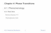 Chapter 4 Phase Transitions - Royal Holloway, …personal.rhul.ac.uk/UHAP/027/PH4211/PH4211_files/slides4.pdf4211 Statistical Mechanics 2 Week 4 4.1.2 Phase diagrams S L G G L+G S+G
