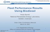 Fleet Performance Results Using Biodiesel … Performance Results Using Biodiesel. ... – 2000 Orion V, Cummins ISM ... 4,400 4,500 Aug-04 Oct-04 Dec-04 Feb-05 Apr-05