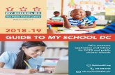 2018 -19 - My School DC · My School DC School Directory available at a school or library. ... • Final report card from the 2016–17 school year ... Write your essay in a