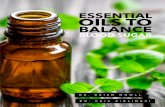 Essential Oils and Blood Sugar Balance - Amazon S3Oils+for... · Essential Oils and Blood Sugar Balance ... Although there is no known “cure” for diabetes, ... Black Pepper We